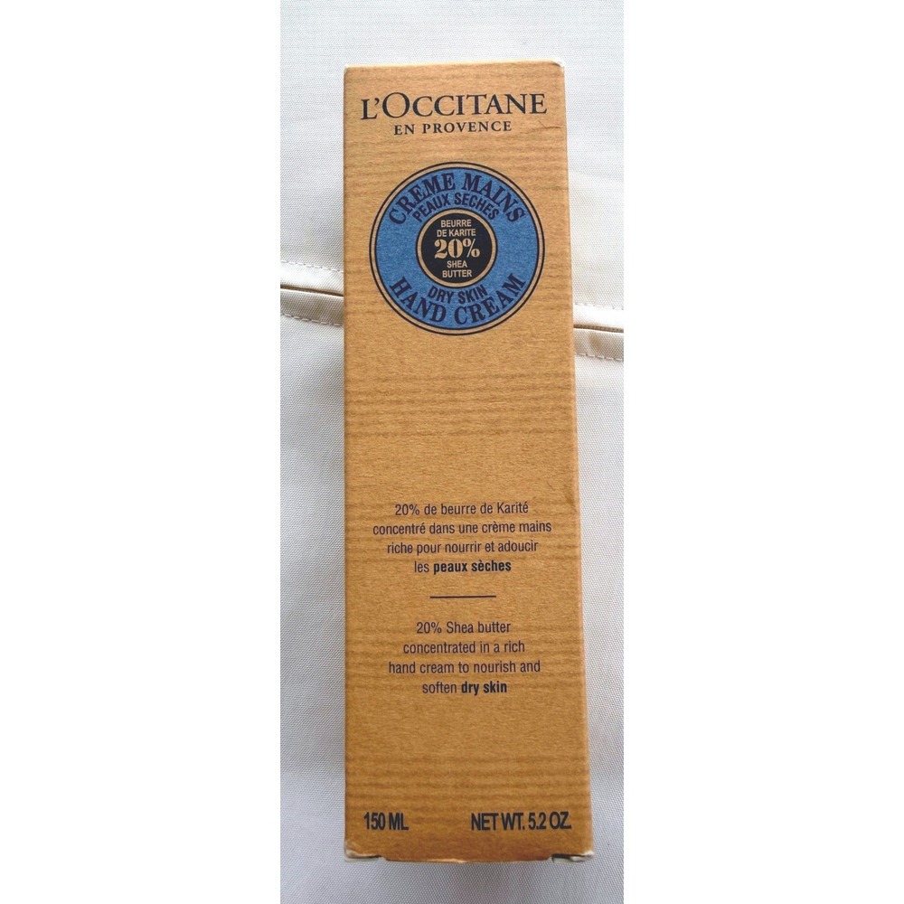 LOccitane En Provence Shea Butter Hand Cream 20% Dry Skin 150ml 5.2oz New Boxed